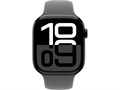 Watch Series 10 46 мм Jet Black (Глянцевый чёрный) Алюминиевый корпус с Stone Gray Sport Band - S/M (140-190 мм) Watch_Series_10-MWX13-MXLX3 - фото 12339 Watch Series 10 46 мм Jet Black (Глянцевый чёрный) Алюминиевый корпус с Stone Gray Sport Band - S/M (140-190 мм) Watch_Series_10-MWX13-MXLX3 - фото 12339