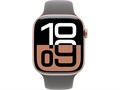 Watch Series 10 42 мм Rose Gold (Розовое золото) Алюминиевый корпус с Stone Gray Sport Band - M/L (150-200 мм) Watch_Series_10-MWWY3-MXLH3