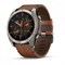 Fenix 8 - 51 мм, Amoled, Sapphire, Titanium, каштановый кожаный ремешок 010-02905-40 - фото 13968