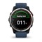 Quatix 7 Sapphire титановый, синим силиконовым ремешком 010-02582-61