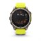 Fenix 8 47 мм Solar Sapphire Titanium, Amp Yellow/Graphite Silicone Band 010-02906-20