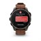 Fenix 8 PRO 47 мм Amoled Sapphire Lens Tinanium, Chestnut Leather Band Plus Pabble gray Silicone, 010-03198-40