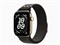 Watch Series 12, 42 мм, Radiant Gold, After Dark Black Nike Sport Loop, One Size
