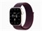 Watch Series 12, 42 мм, Pearl White, Burgundy Sport Loop, One Size