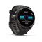Fenix 8, 43 мм Amoled Sapphire угольно-черный DLC пепельно-серый ремешок 010-02903-21