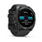 Fenix 8, 51 мм Amoled серый черный силиконовый ремешок 010-02905-00