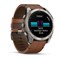 Fenix 8, 51 мм Amoled Sapphire Titanium каштановый кожаный ремешок 010-02905-40