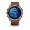 Fenix 8, 51 мм Amoled Sapphire Titanium каштановый кожаный ремешок 010-02905-40