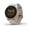 Fenix 8, 43 мм Amoled Sapphire золотистый серый кожаный ремешок 010-02903-40