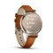 Lily 2 Classic, безелем цвета кремовое золото коричневый кожаный ремешок 010-02839-02