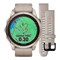 Fenix 7S Pro Sapphire Solar золотистый корпус, кожаным ремешком цвета известняка 010-02776-30