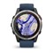 Quatix 7 Pro Amoled Sapphire титановый, темно синим силиконовым ремешком 010-02803-81